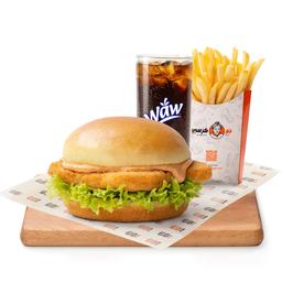 FIERY CHICKEN BURGER MEAL