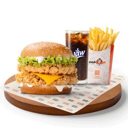 DOUBLE CRISPY BURGER MEAL